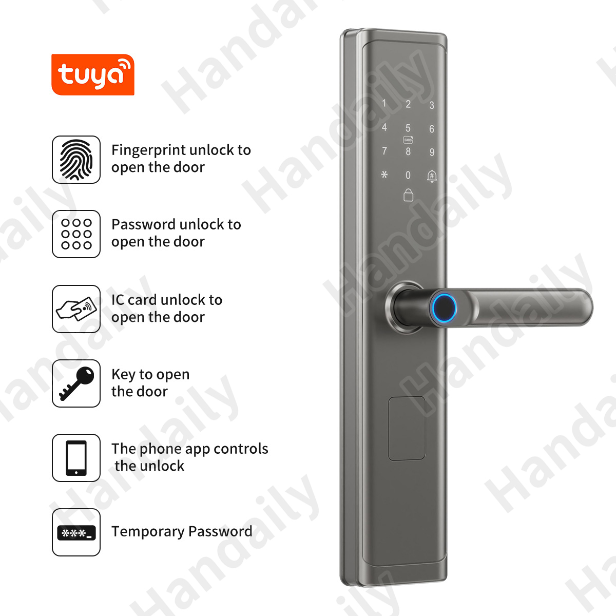 Tuya Wifi TTlock App Fingerpri - مراجعة Smart Door Lock وسعره