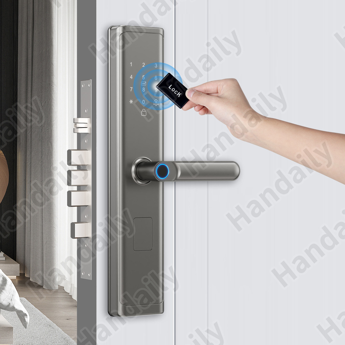 Tuya Wifi TTlock App Fingerpri - مراجعة Smart Door Lock وسعره