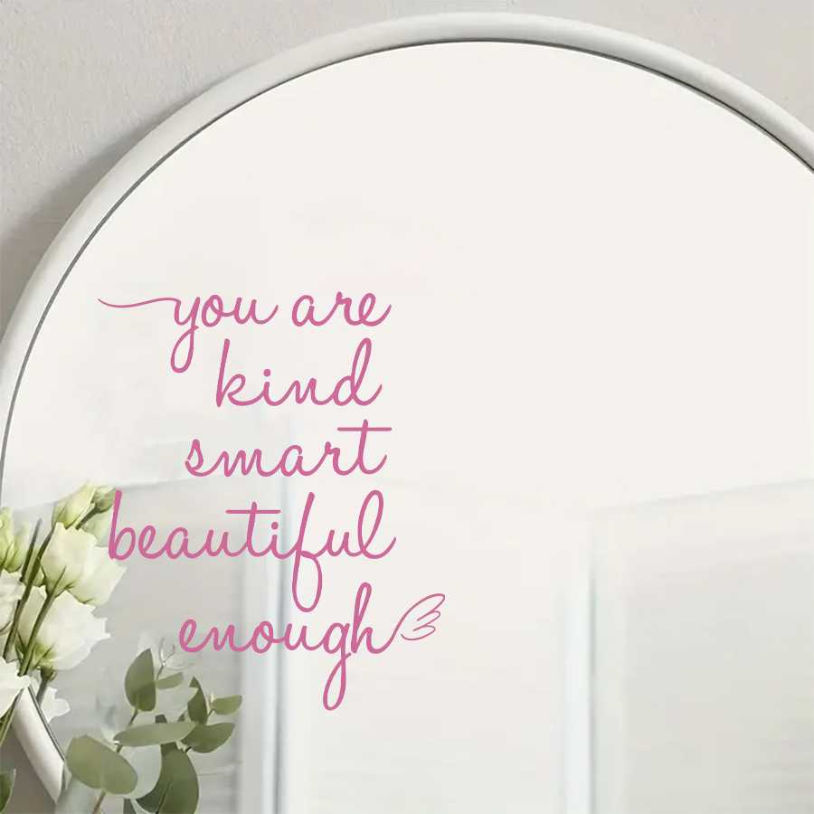 Inspirational Quote Mirror Dec - مراجعة Smart Home Quotes وسعره