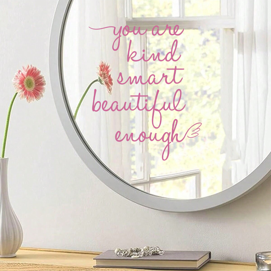 Inspirational Quote Mirror Dec - مراجعة Smart Home Quotes وسعره