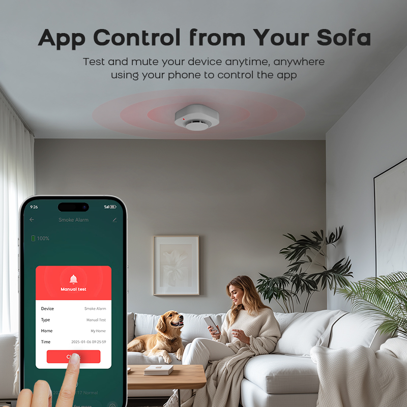 Wifi Smoke Sensor Home Securit - مراجعة Smart Smoke Detector وسعره