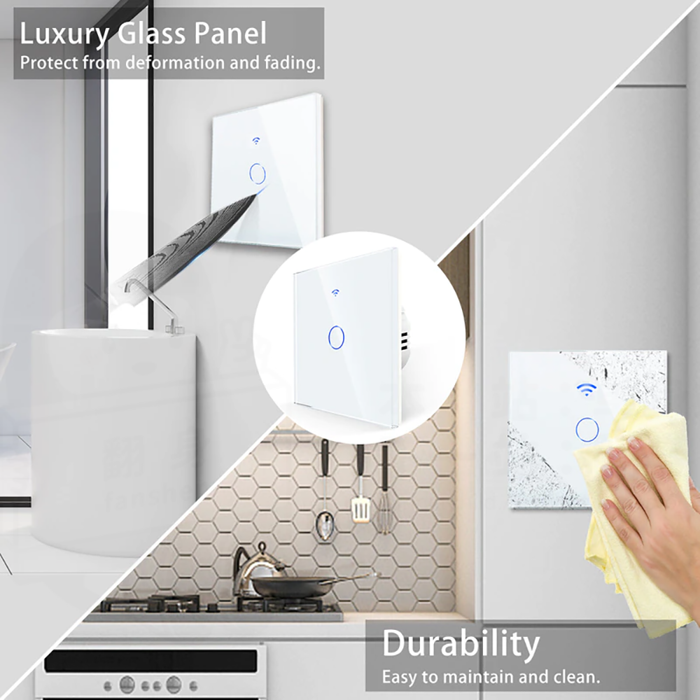 AXUS EU WiFi Smart Light Switc - مراجعة Smart Home Alexa وسعره