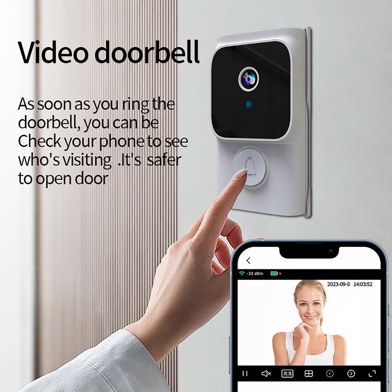 Tuya Wireless Smart Video Door - مراجعة Smart Home Video Doorbell App وسعره
