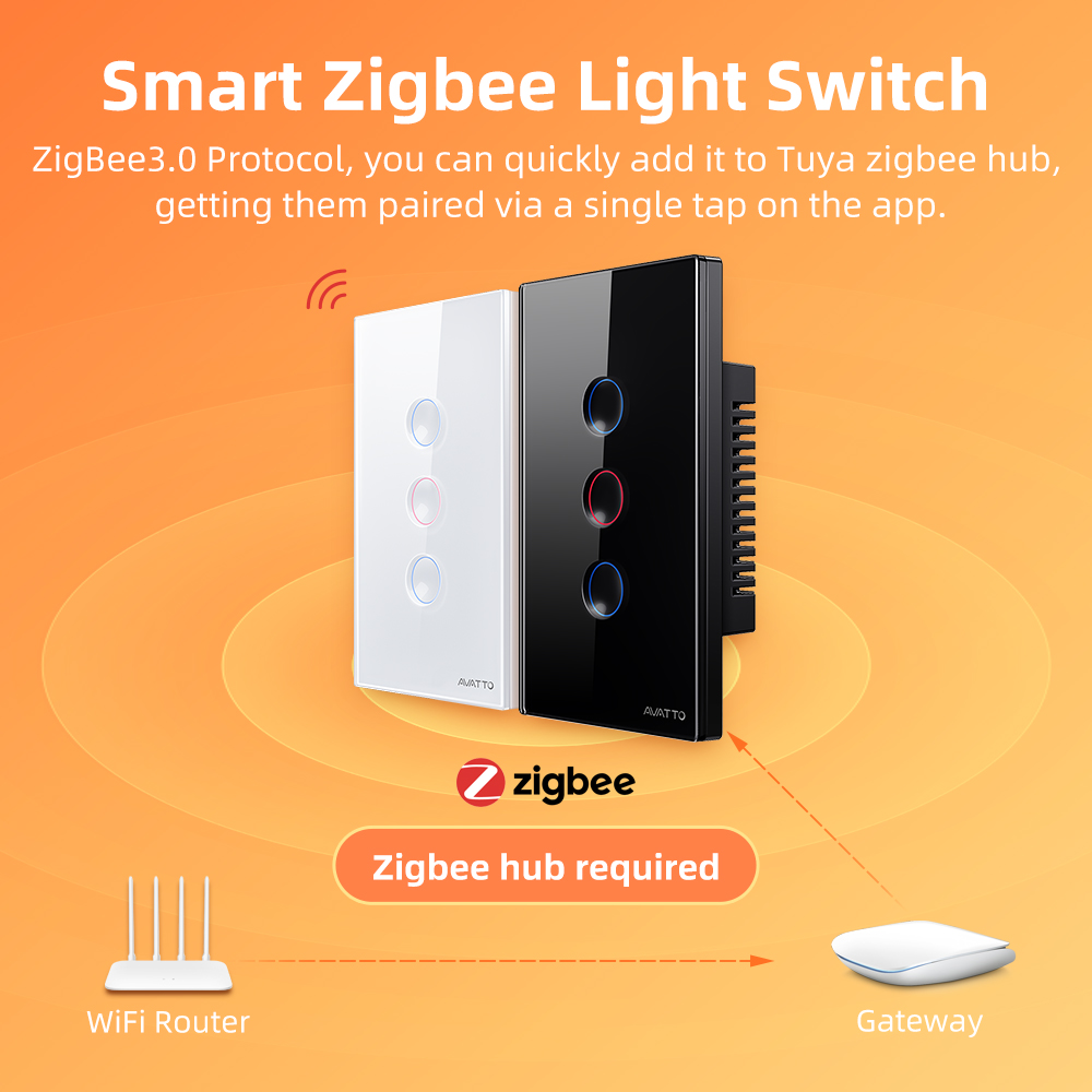 AVATTO 1/2/3/4 Gang ZigBee Sma - مراجعة Smart Home Alexa وسعره