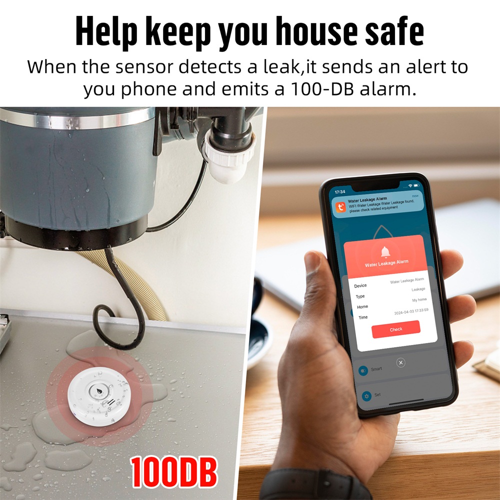 Fuers Water Leakage Detector S - مراجعة Smart Home Full System وسعره