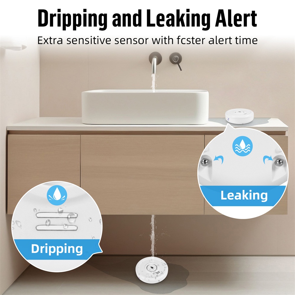 Fuers Water Leakage Detector S - مراجعة Smart Home Full System وسعره