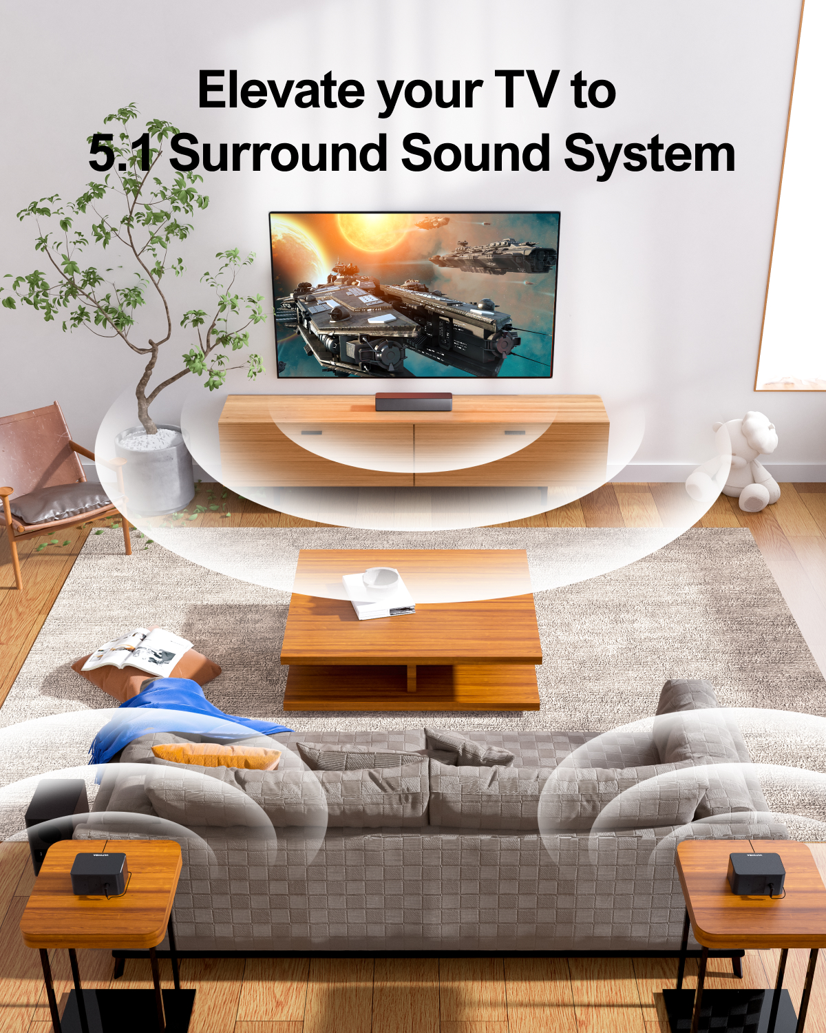 ULTIMEA 5.1 Virtual Surround S - مراجعة Smart Home Simulation وسعره
