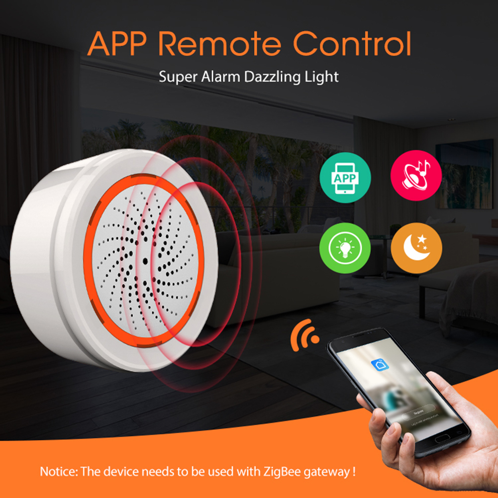 Tuya Zigbee Sound Light Sensor - مراجعة Smart Home Security System وسعره