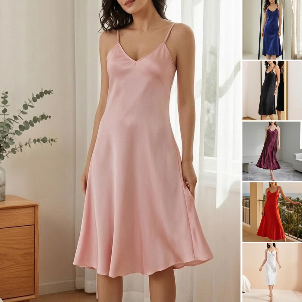 Sexy Nightdress Deep Neck Slee - مراجعة Smart Home Simulation وسعره