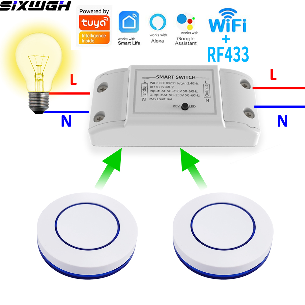 16A WiFi Tuya Smart Switch Wir - مراجعة Smart Home Alexa وسعره