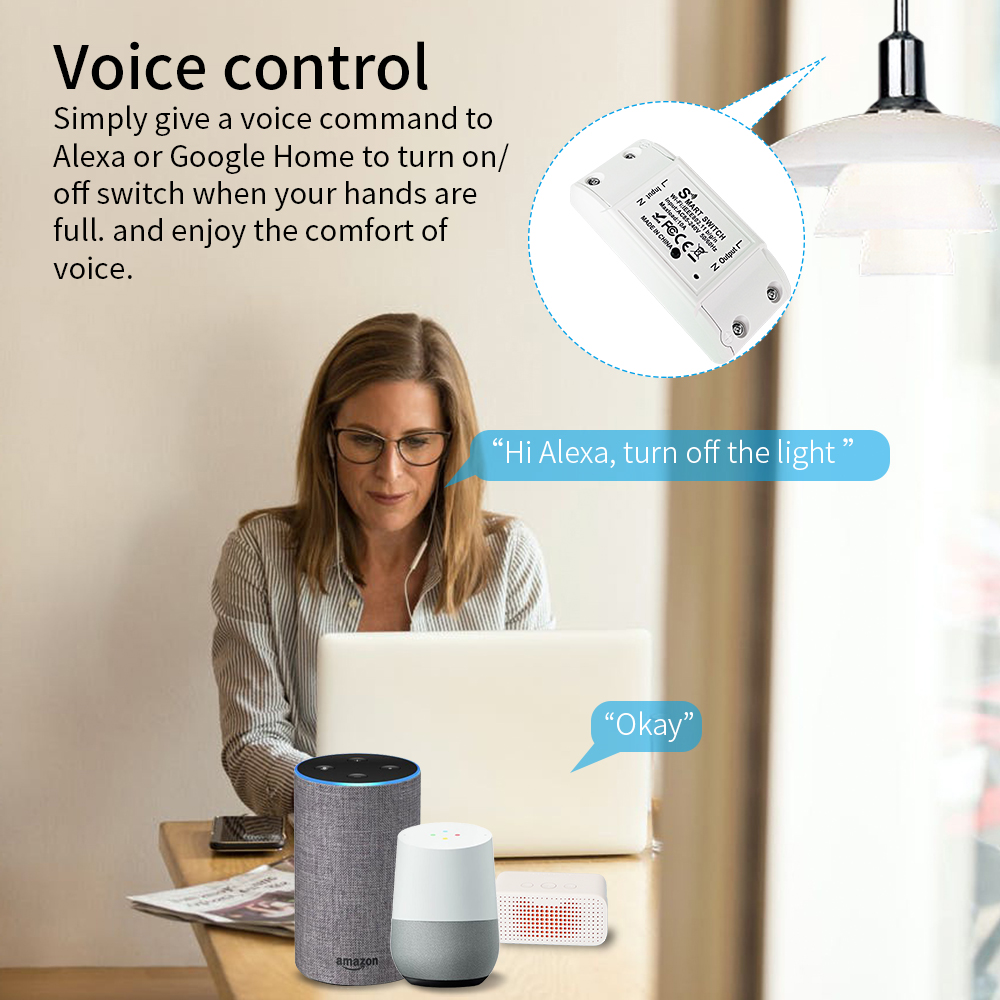 16A WiFi Tuya Smart Switch Wir - مراجعة Smart Home Alexa وسعره