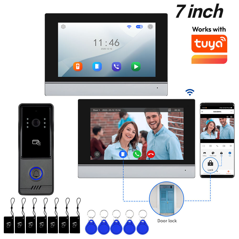 Tuya App Smart Wifi 4 Wire Vid - مراجعة Smart Home Video Doorbell App وسعره
