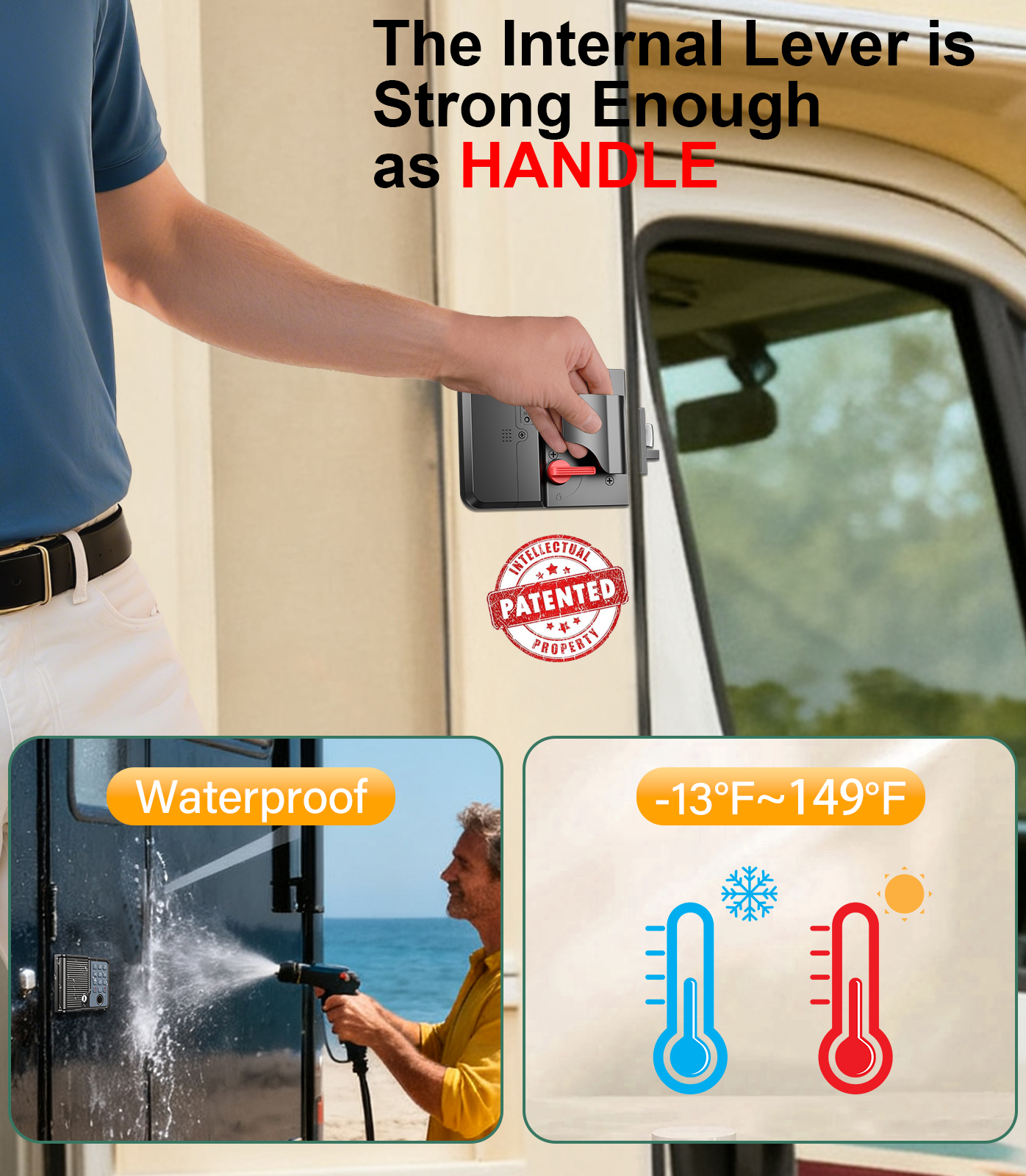 Smart RV Door Locks Keyless En - مراجعة Smart Door Lock وسعره