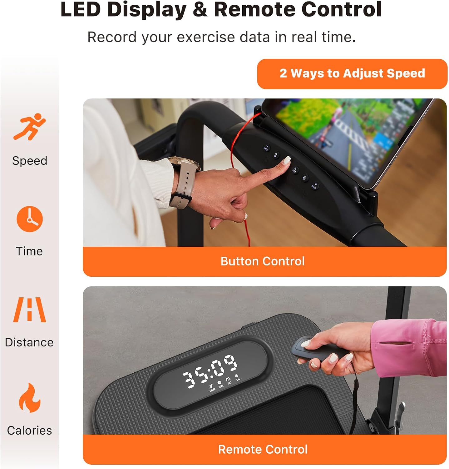 3-in-1 Under Desk Treadmill, W - مراجعة Smart Home Remote وسعره
