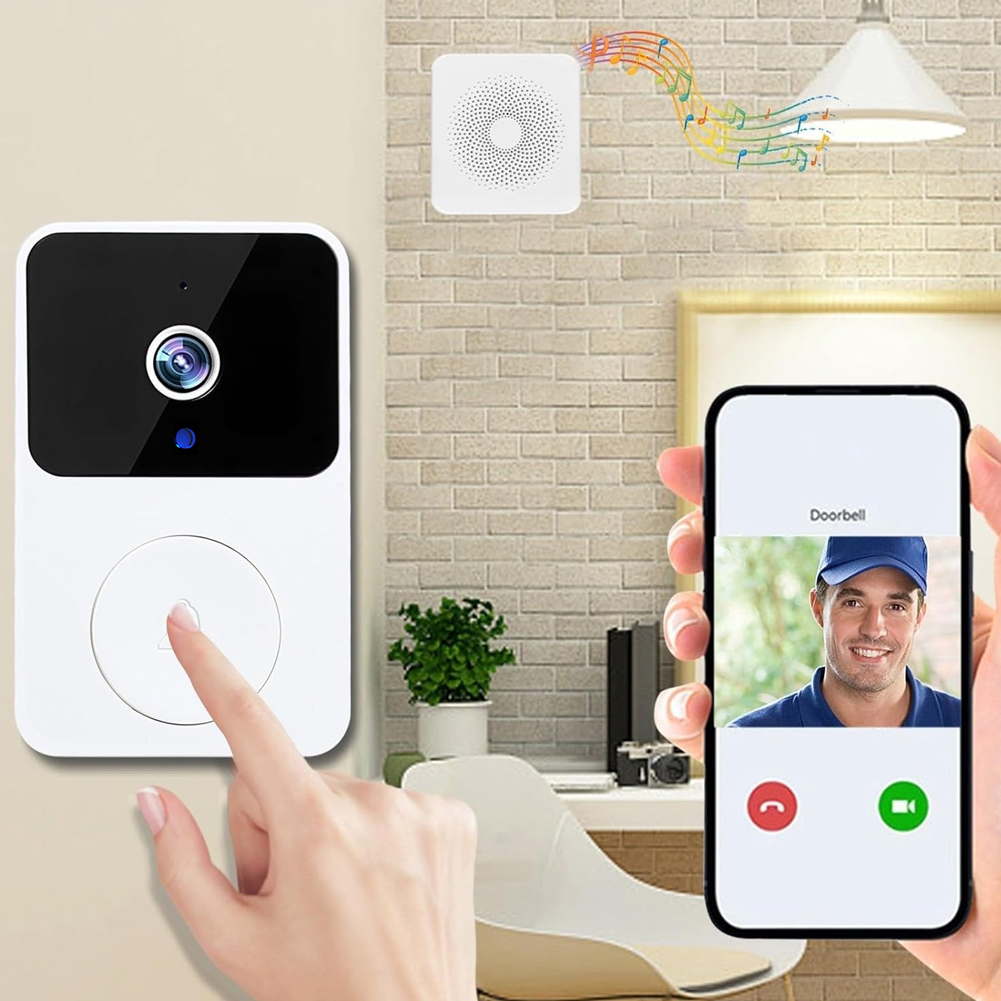 2.4GHz WiFi Wireless Video Doo - مراجعة Smart Home Video Doorbell App وسعره
