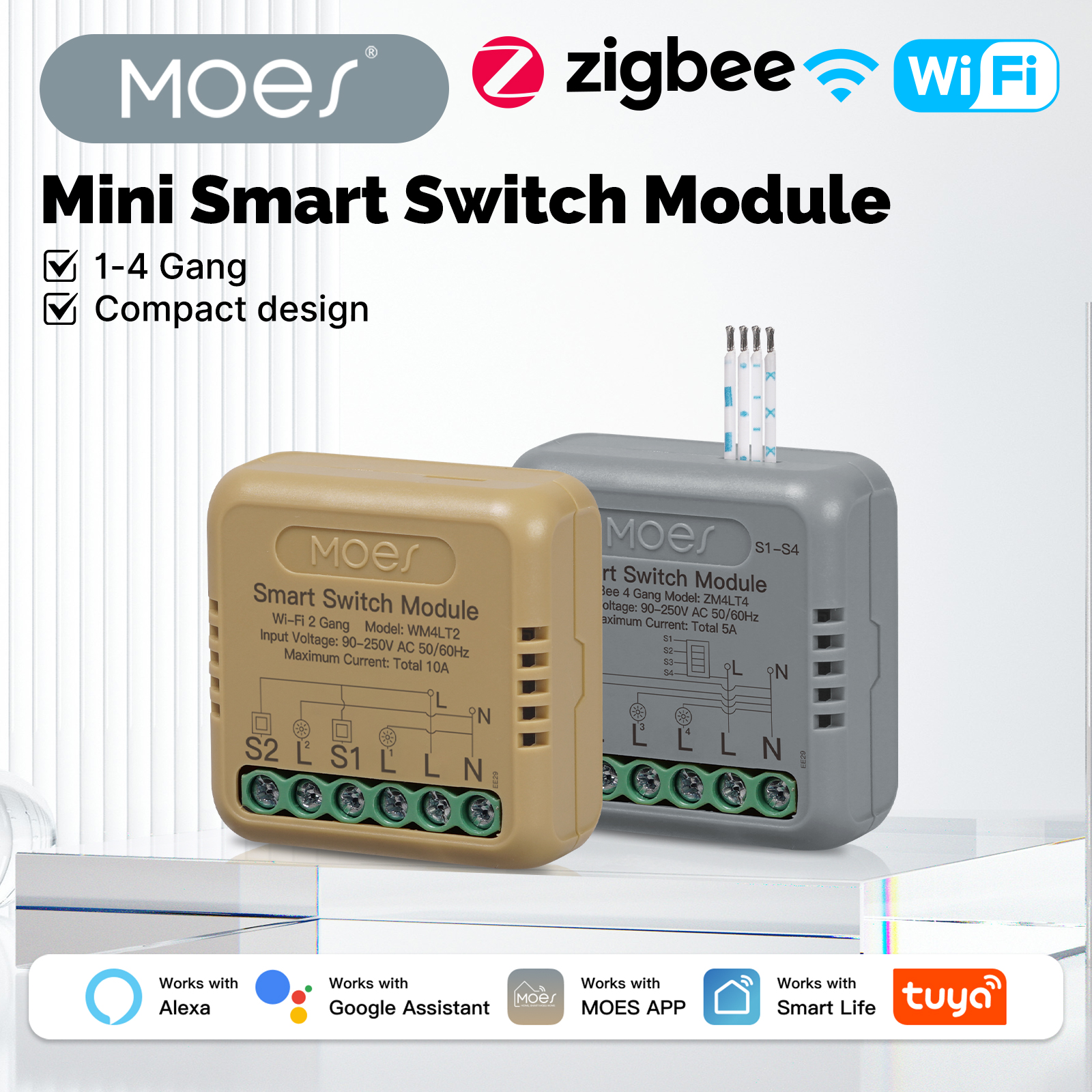 MOES Tuya WiFi Zigbee Mini DIY - مراجعة Smart Home Simple وسعره