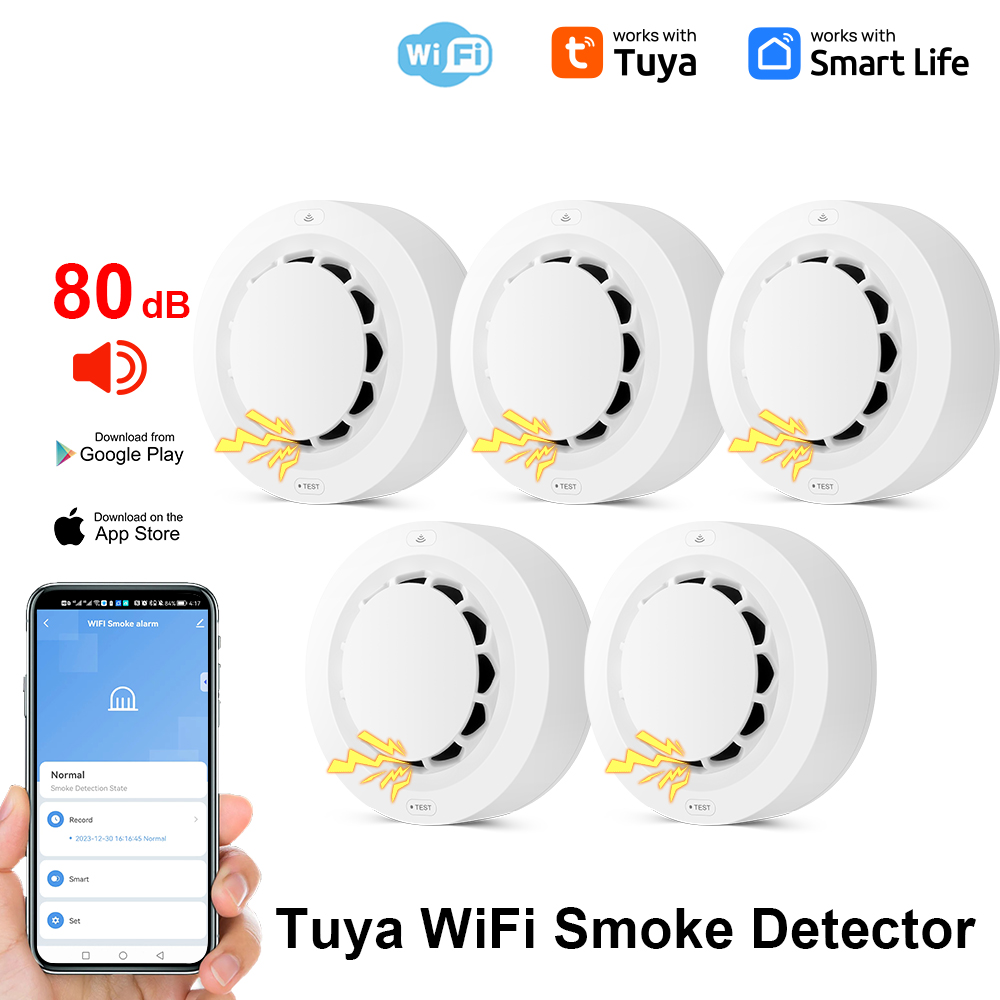 Tuya WiFi Smoke Alarm Fire Pro - مراجعة Smart Smoke Detector وسعره