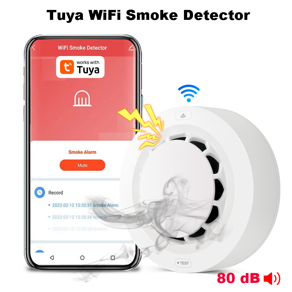 Tuya WiFi Smoke Alarm Fire Pro - مراجعة Smart Smoke Detector وسعره