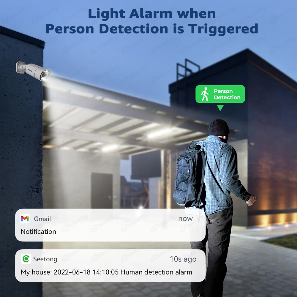 4K PoE Security Camera System  - مراجعة Smart Home Security System وسعره