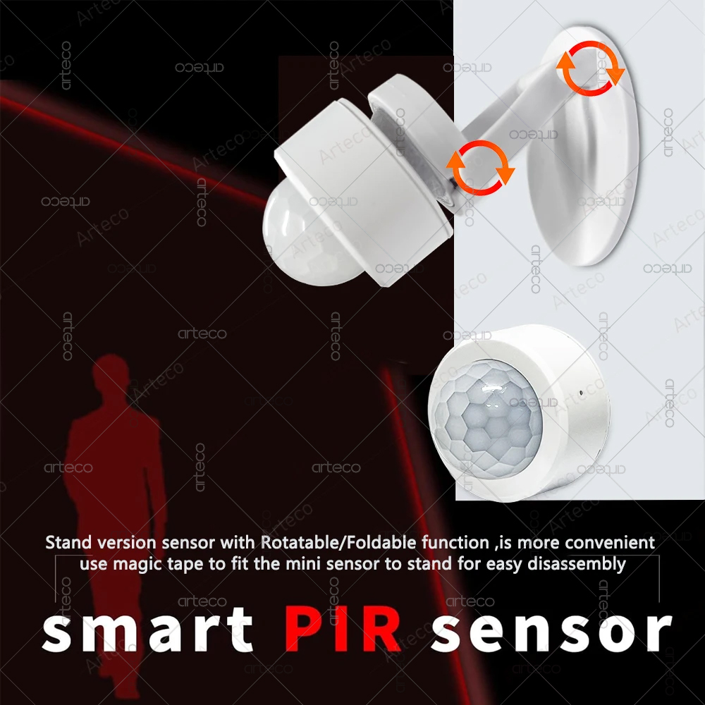 Zigbee 3.0 Mini PIR Motion Sen - مراجعة Smart Home Zigbee Gateway وسعره