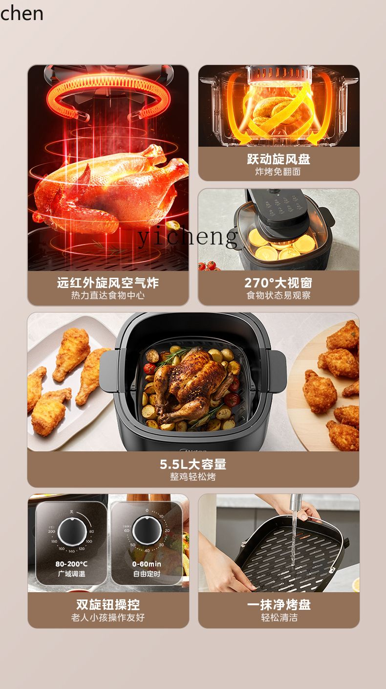 HXL Air Fryer Smart Home Large - مراجعة Smart Home Oven وسعره