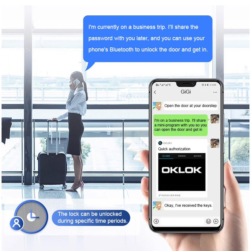 Intelligent Padlock Hang Desig - مراجعة Smart Door Lock وسعره