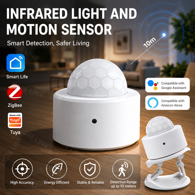 ZigBee 3.0 PIR Motion Sensor W - مراجعة Smart Home Gateway وسعره