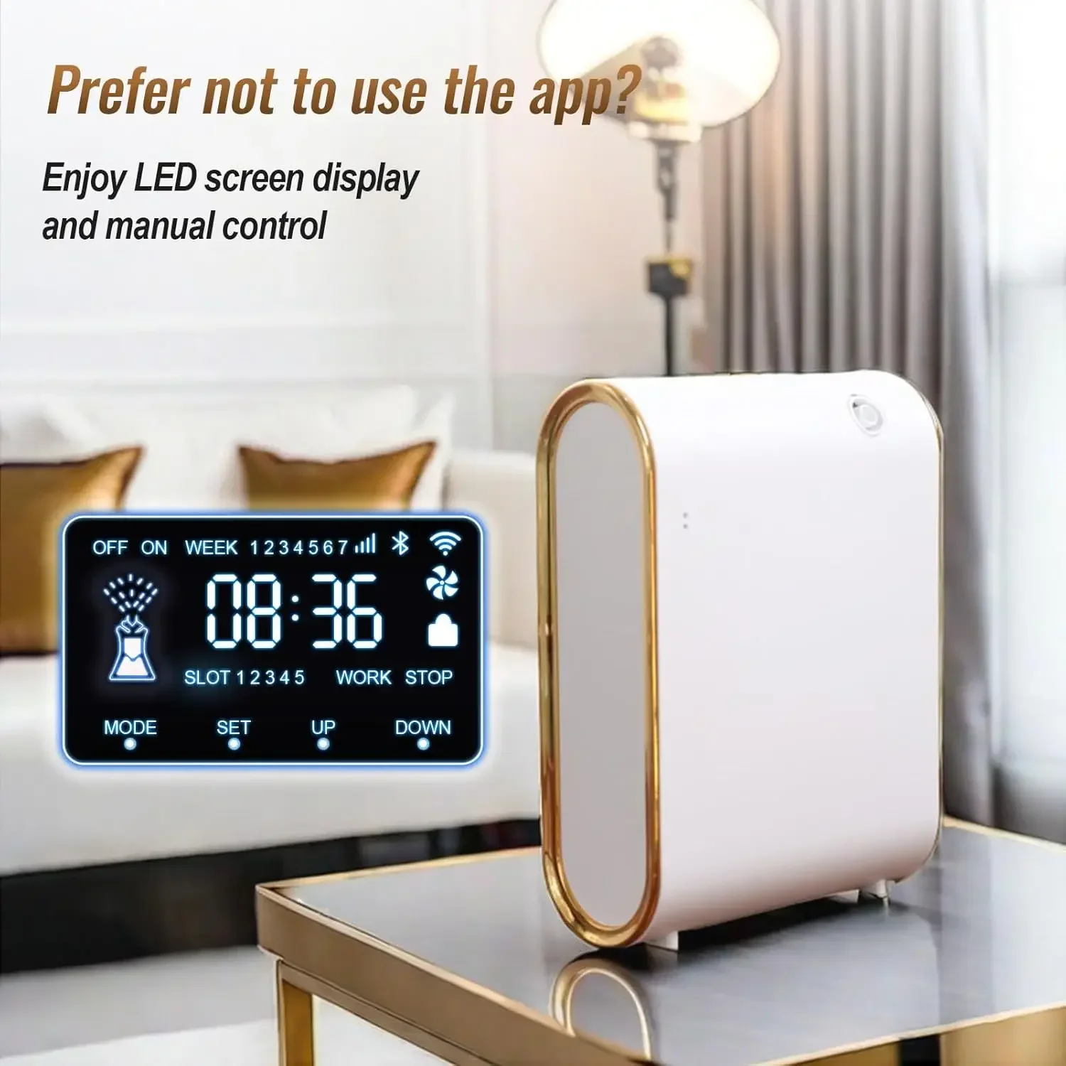Waterless Room Fragrance Diffu - مراجعة Smart Home Fragrance Diffuser وسعره