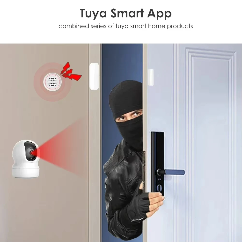 Tuya Zigbee/WiFi Magnetic Door - مراجعة Smart Home Gateway وسعره