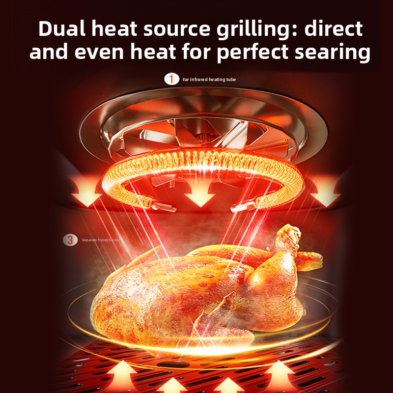 6.5L Smart Air Fryer Oven Home - مراجعة Smart Home Oven وسعره