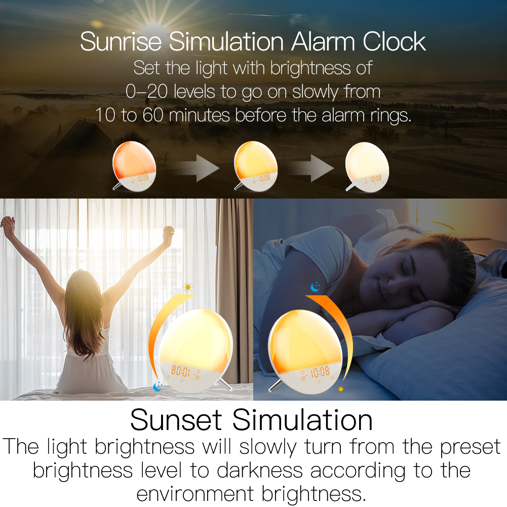 WiFi Wake Up Smart Light Alarm - مراجعة Smart Home Simulation وسعره