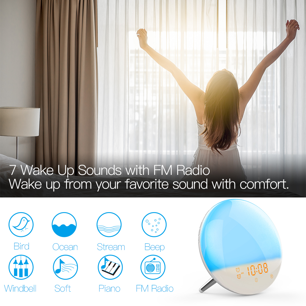 WiFi Wake Up Smart Light Alarm - مراجعة Smart Home Simulation وسعره