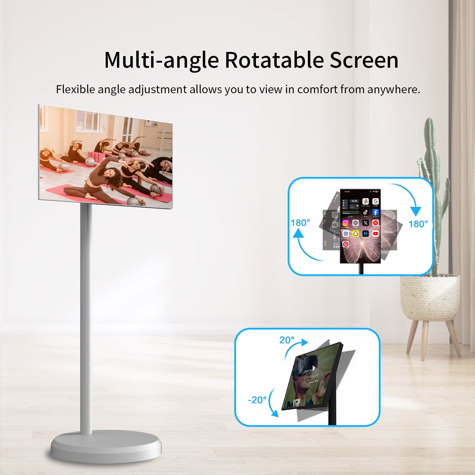 21.5 24 27 32 Inch HD Android  - مراجعة Smart Home Tv وسعره
