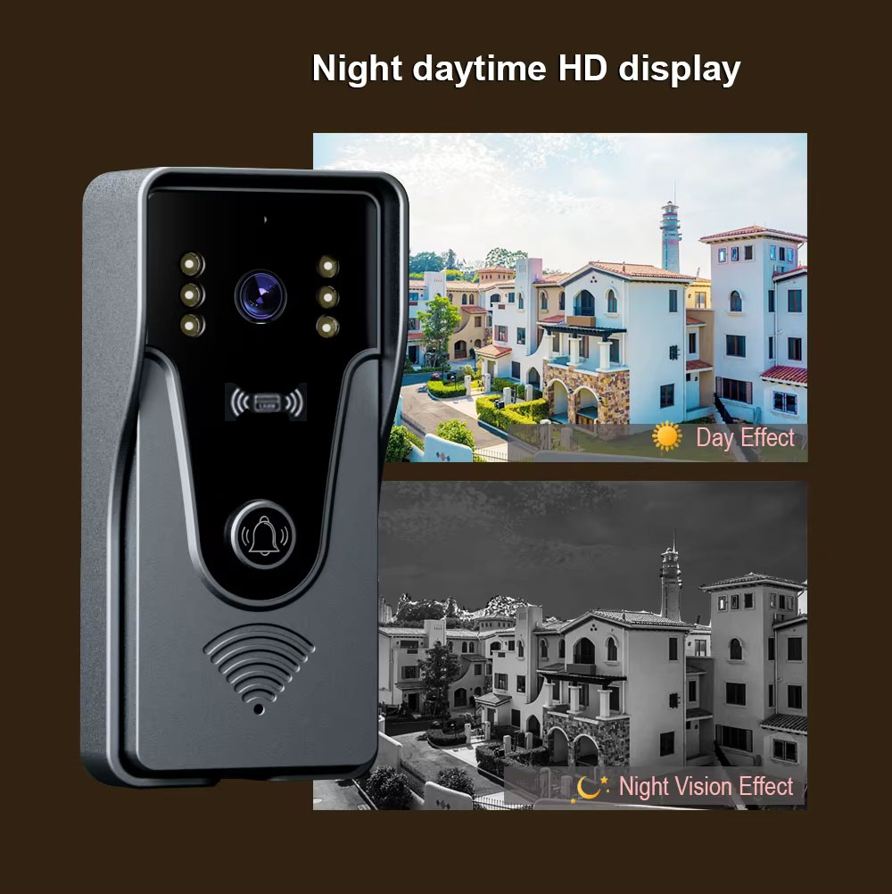 Tuya 1080P 7 Inch Color Touch  - مراجعة Smart Home Video Doorbell App وسعره