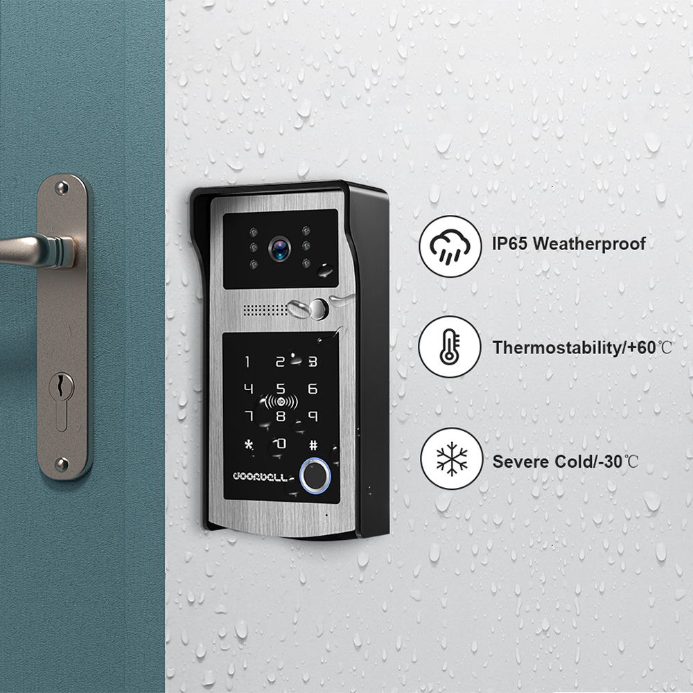 Wifi Tuya 7 Inch Touch Screen  - مراجعة Smart Home Video Doorbell App وسعره