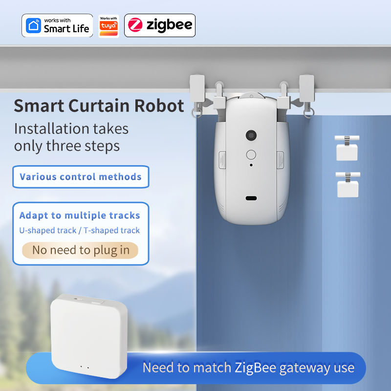 Zigbee Smart Curtain Driver Ro - مراجعة Smart Home Alexa وسعره