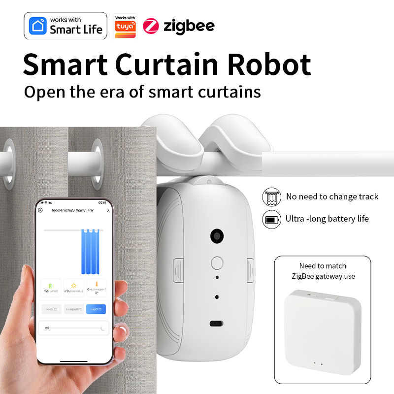 Zigbee Smart Curtain Driver Ro - مراجعة Smart Home Alexa وسعره