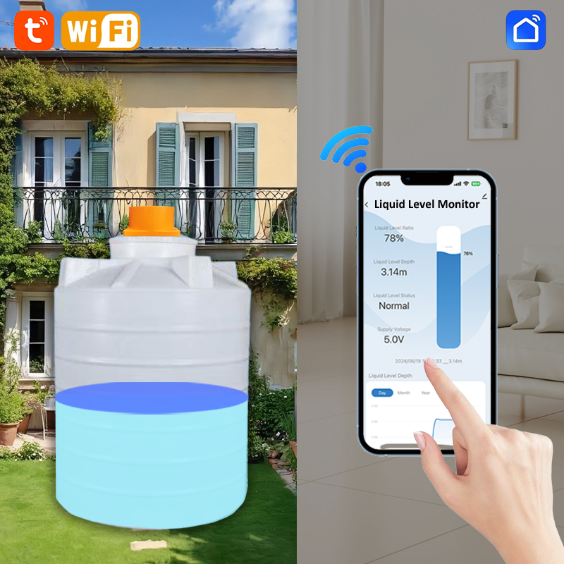 ME201W Smart Home High Accurac - مراجعة Smart Home Water Level Sensor وسعره