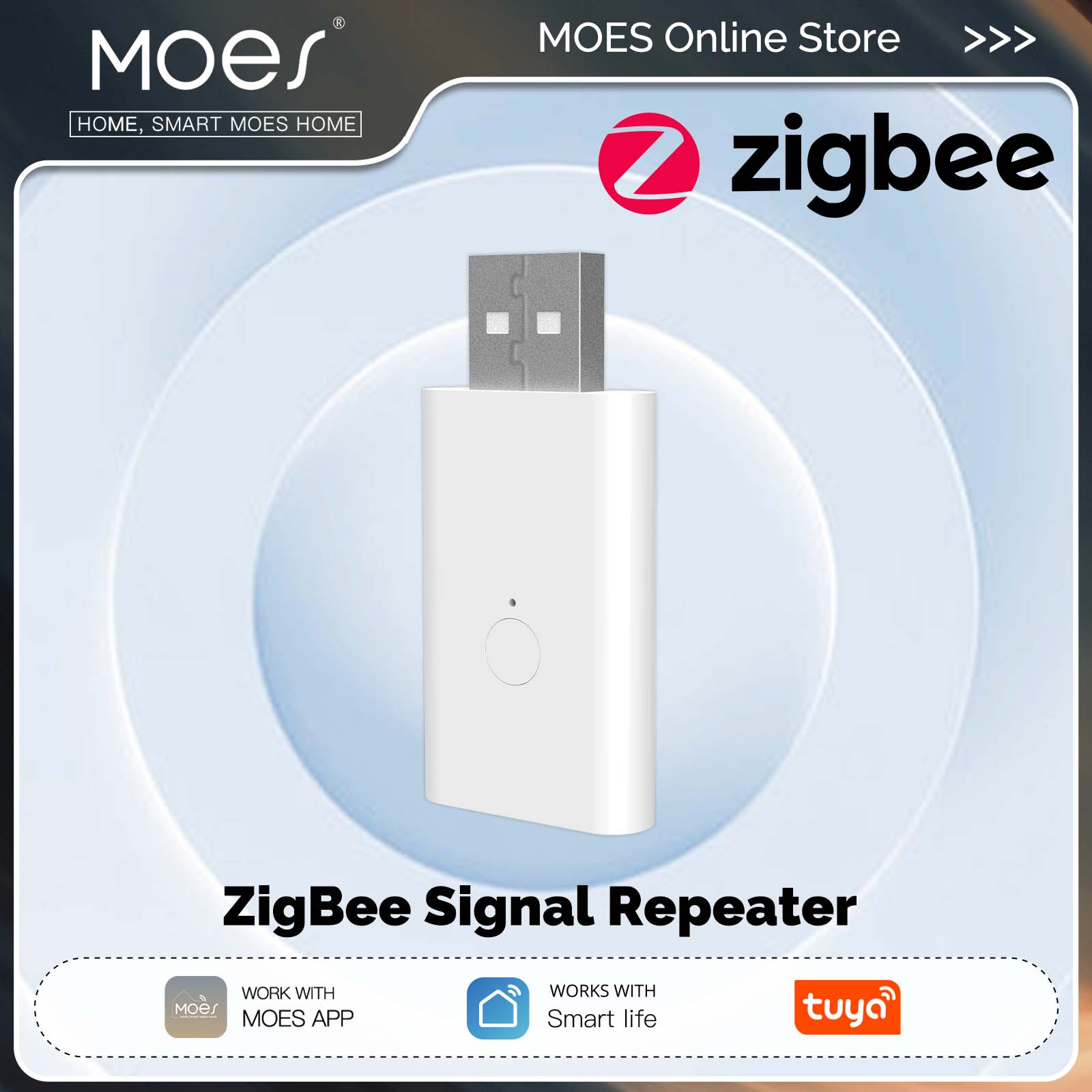 MOES Tuya ZigBee3.0 Signal Rep - مراجعة Smart Home Zigbee Gateway وسعره