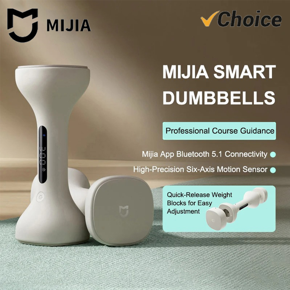 New MIJIA Smart Dumbbells Men  - مراجعة Smart Home Os وسعره