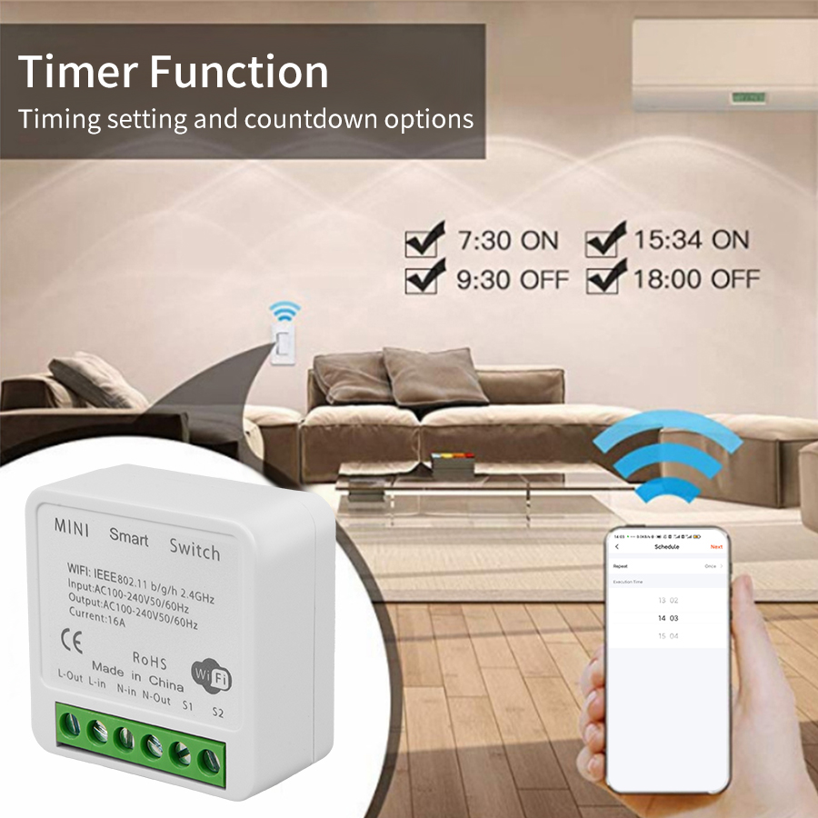 2 Way Mini DIY Smart Switch Tu - مراجعة Smart Home Simple وسعره