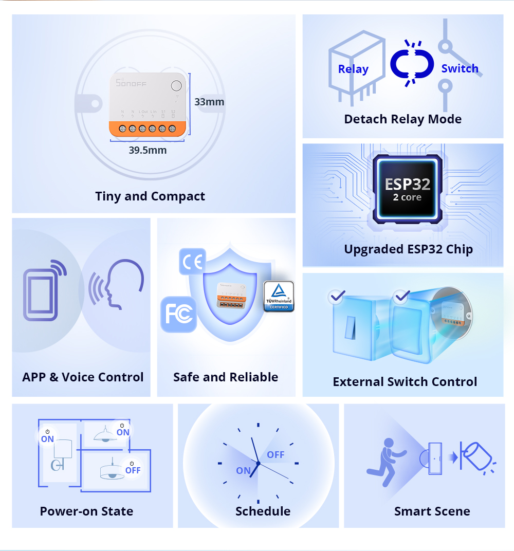 Sonoff Mini R4 Extreme Wifi Sm - مراجعة Smart Home Alexa وسعره