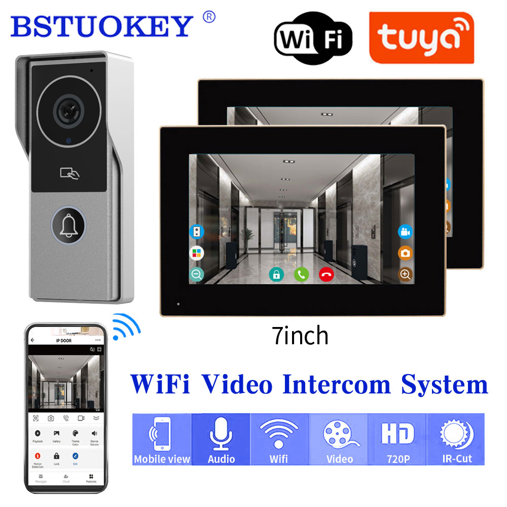TUYA 1080P 7/10 Inch Touch Scr - مراجعة Smart Home Video Doorbell App وسعره